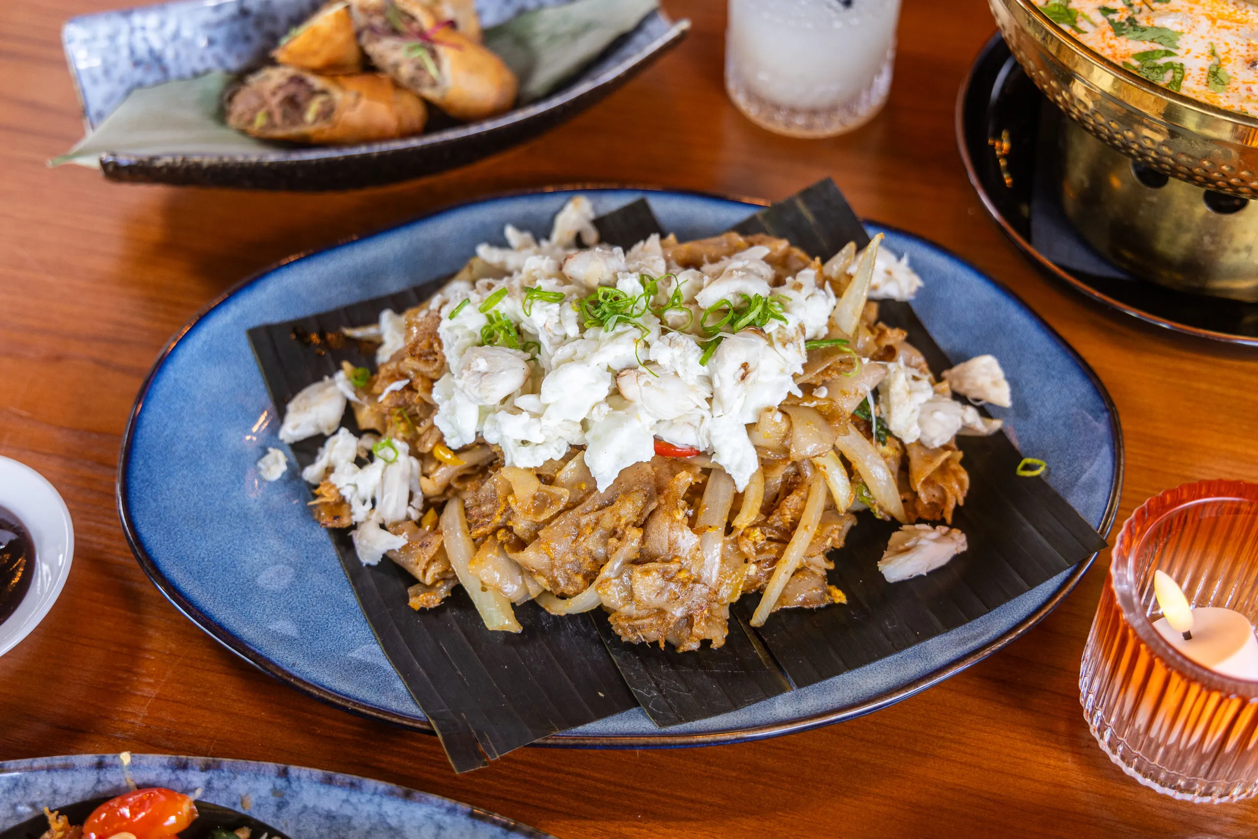 Thai dishes served at Amata